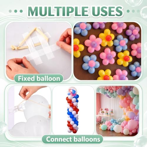 Amyhill 50 Pack 3.5 Inch Balloon Arch Clips 100 Pcs 260 Long Balloons Kit - Image 4