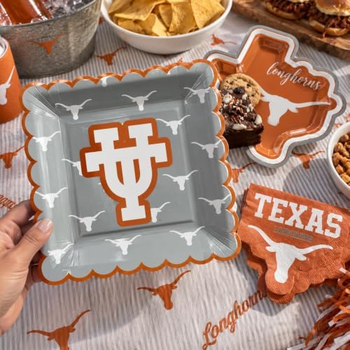 University of Texas Longhorns Party Decorations with Plates & Napkins 37 Pc - Image 2