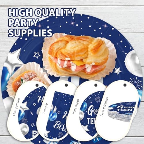 96Pcs 20th Birthday Party Decorations Serves 24 - Image 6