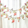 SUNBEAUTY 13FT Wildflower Garland Butterfly Daisy Banner Flower Garlands by SUNBEAUTY