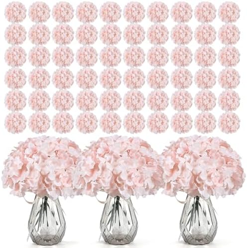 Auihiay 304 Pcs Hydrangea Artificial Flowers, Faux Hydrangea Flowers by Auihiay