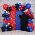 137 Pcs Spider Web Theme Party Decoration Kit for Birthday Party by Hillsuren