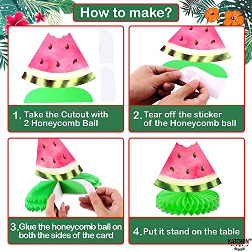 KatchOn 9 Pcs One in A Melon Centerpieces, One in a Melon Party Decorations - Image 5
