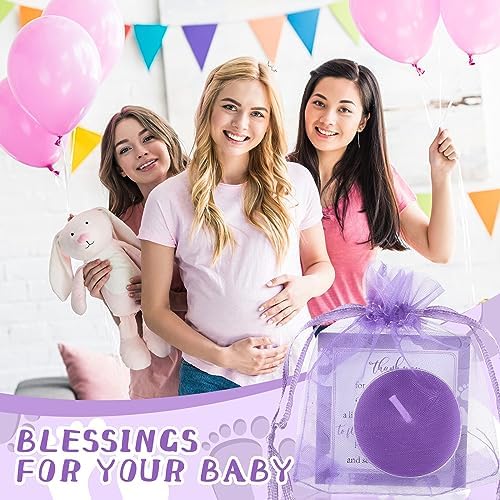 Geosar 50 Sets Baby Shower Party Favors,Purple - Image 6