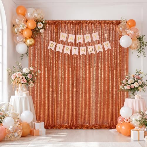 Green Backdrop Curtains,6 Panels 2FTx8FT Curtain Backdrop for Party - Image 7