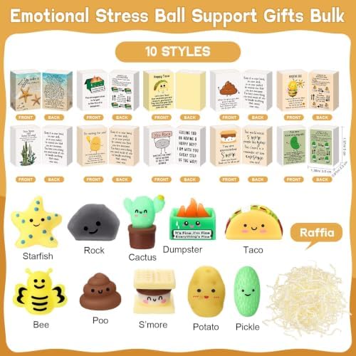 100 Sets Appreciation Gifts for Coworkers Employees Staff Mixed 10 Styles - Image 2
