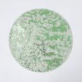 24 Pcs Sage Green Placemats Round Disposable Glitter Charger 13" by Snowkingdom