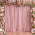 20x12ft Dusty Rose Backdrop Curtain Panels for Parties - Wrinkle Free Polyester Photo Curtain Backdrop Wedding Back Drop Fabric Drapes for Party Decorations Background for Photography by WishCare