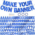 BEISHIDA Double-sided Blue 116PCS A-Z DIY Letter Custom Banner Party Decor by Beishida