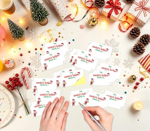 Christmas Party Decor, What's Your Santa's Helper Name Game - Image 4