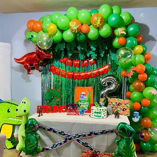 Voircoloria 66pcs Green Latex Party Balloons, 12inch - Image 4
