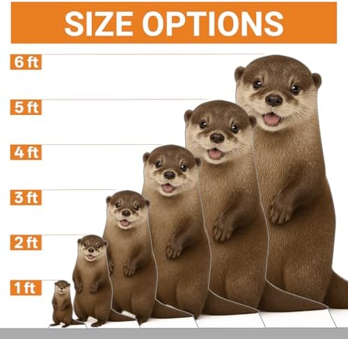 Otter 1FT Life Size Cardboard Cutout Standup for Events & Party - Image 2