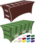 Pureegg Football Party Decorations Spandex Tablecloth 6ft - 2 Pack by Pureegg