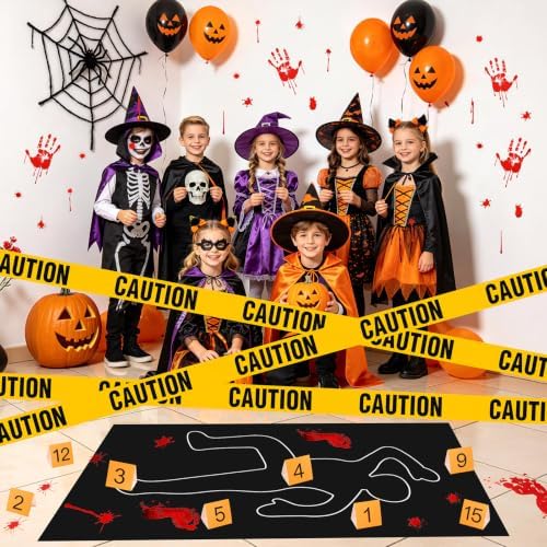 36 Pieces Halloween Crime Scene Decorations Kit Decor - Image 2