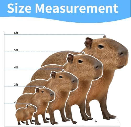 Capybara Life Size Cardboard Cutout, 4FT, 1 PC for Party Decor - Image 2