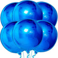 KatchOn Blue Mylar Balloons - 22 Inch, Pack of 6, Blue Birthday Decorations by KatchOn