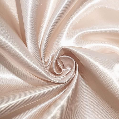 Balsa Circle 10 pcs 72x72 inch Beige Square Tablecloth Satin Fabric Overlays Linens | Table Cloths Cover for Wedding Party Banquet Reception Events Decoration Kitchen Dining Events Kitchen Dining - Image 6