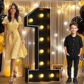 Pooqla 4FT Marquee Light Up Numbers 1 for 1st Birthday Decorations by Pooqla