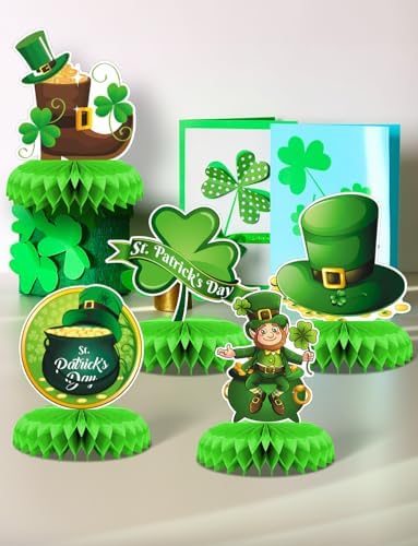 9Pcs St Patricks Day Table Decorations, Green St. Patrick's Day Centerpiece - Image 3