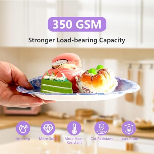 96Pcs Frozen Party Supplies Plates Winter Onderland 4th Birthday Plates - Image 4