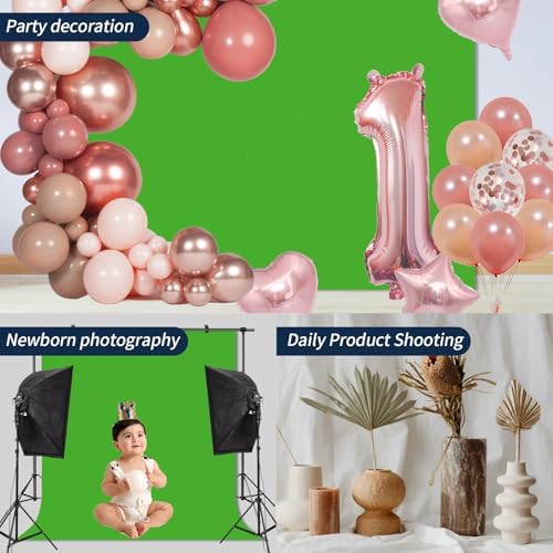 Green Screen Backdrop for Photoshoot Solid Color Background 5x7 ft - Image 4