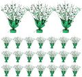 24 Pack Green Metallic Foil Spray Centerpiece Star Table Decoration Burst Table Centerpieces for Birthday New Year Wedding Anniversary Graduation Party Supply (Green) by Ohiyoo