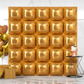 NISOCY 25PCS Brown Square Foil Balloons Wall Backdrop Tunnel Arch Kit by NISOCY