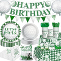 184Pcs Golf Party Decorations Tableware Set, 25 Serves by Yingoto