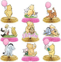 Winnie Centerpieces for Baby Shower Decorations Girls Table Centerpieces for Birthday Decorations 9Pcs by Unknown