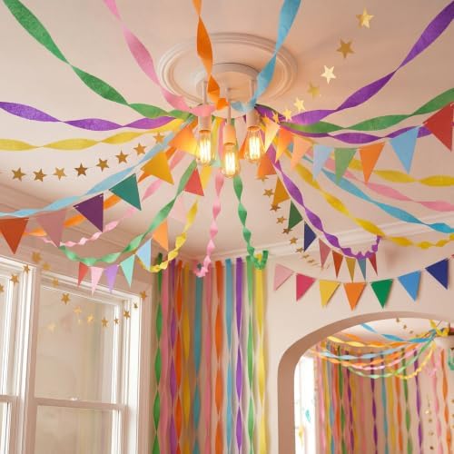Frienda 14 Pcs Rainbow Party Decorations Set for Fancy Birthday Party by Frienda