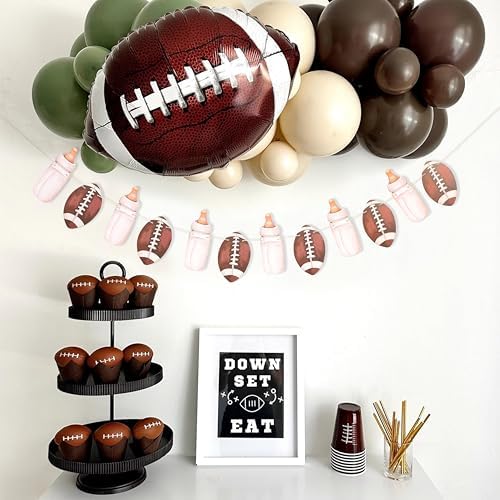Football Baby Shower Banner,Football Party Birthday Banner - Image 4