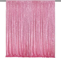 Sequin Backdrop 8ft x 8ft Blush Pink Backdrop Curtain for Wedding Party by QueenDream