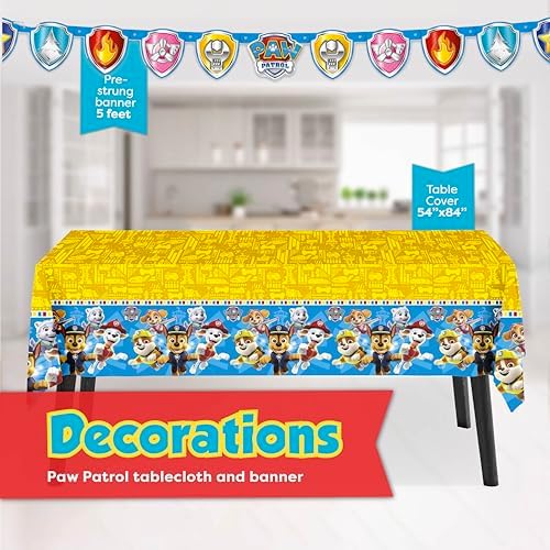 Paw Patrol Birthday Decorations and Party Supplies with Party Favors - Image 3