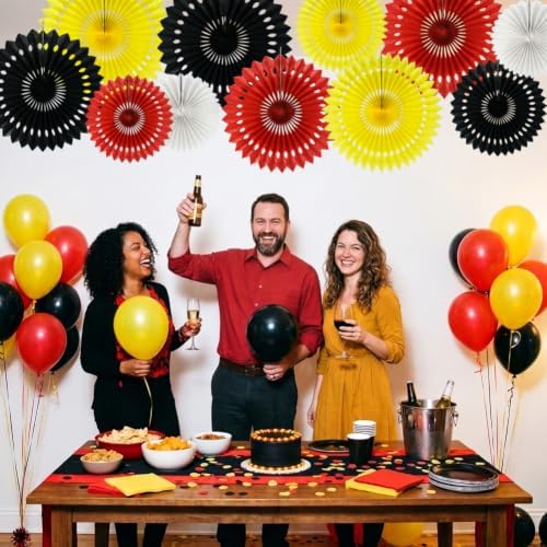 BEISHIDA 11packs Honeycomb Round Paper Fans Hanging Party Decoration - Image 5