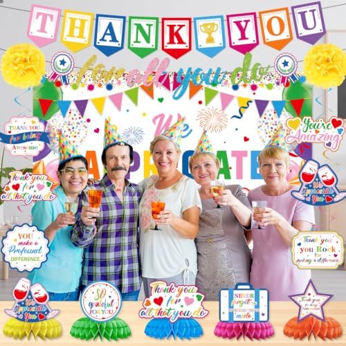 We Appreciate You Banner Decoration,Employee Pastor Appreciation Decoration - Image 6