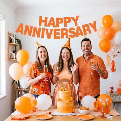 BEISHIDA 116 PCS A-Z DIY Letter Banner Kit Make Your Own Banner Including 111 Letters and Numbers 3 Rope and 2 Threading Device,Customized for Birthday Graduation Wedding Decor Matte Orange - Image 5