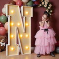 imprsv 4FT Marquee Letters, Large Light Up Letters N Sign for Party Decor by Letsmakeitimpressive