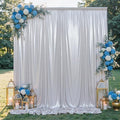 30x10FT Silver Sequin Backdrop Curtain for Party - 6 Panels 5x10FT Wrinkle-Free Shimmer Drapes for Birthday, Wedding, Christmas, Decorations & Photography by Unknown