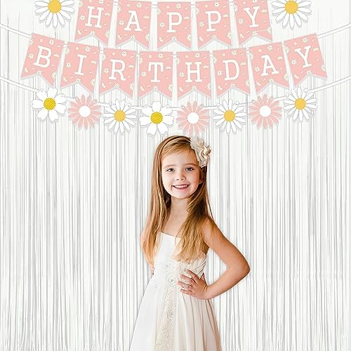 White Party Streamers Decoration - GREATRIL Foil Fringe Backdrop for Daisy Groovy Birthdays/Anniversary/Graduations/Bridal Shower/Cocktail/Prom/Gala - 3.2ft X 8.2ft - 2 Packs - Image 4