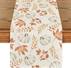 Artoid Mode 210 GSM Fall Table Runner Home Party Decor 13x120 Inch by ArtoidMode