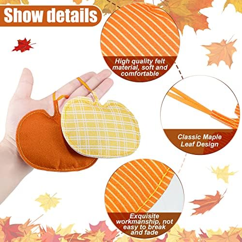 Tudomro 27 Pcs Felt Fall Tree Ornament Decoration, Pumpkin - Image 4