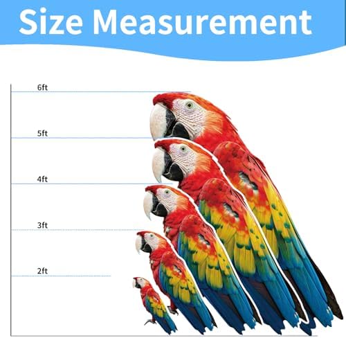 Parrot 2FT Life Size Cardboard Cutout, 1 PC - Image 2