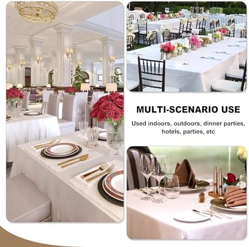 Fitable 6 Pack Pink Tablecloths 70x120 Inch for 6-8 Ft Rectangle Tables - Image 6