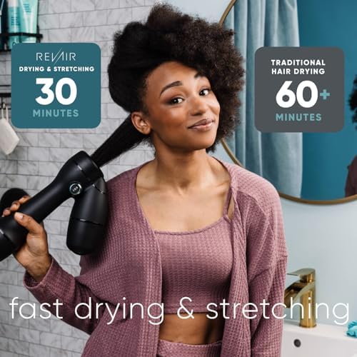 RevAir Reverse-Air Hair Dryer - Innovative Quick-Drying Hair Dryer for Curly, Wavy & Straight Hair - Revolutionary Reverse Blow Dryer -Hairdryer to Reduce Heat Damage & Styling Time - Image 3