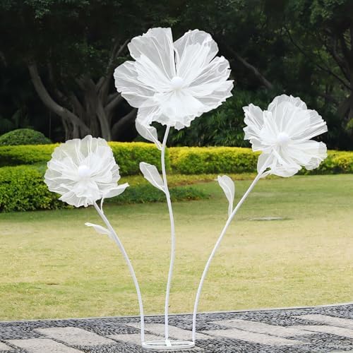 5.6 Ft Giant Flowers for Decoration, Big Artificial Silk Flower - Image 2