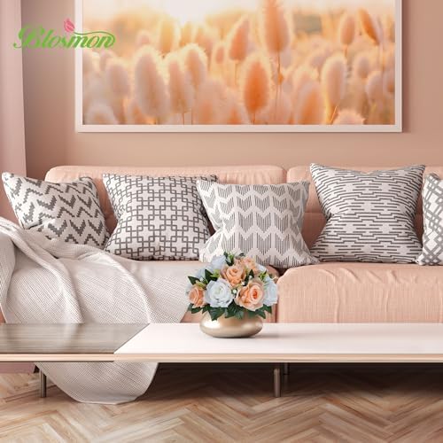 BLOSMON Flower Balls for Wedding Centerpieces: 10pcs 9.5 Inch Fake Rose - Image 4