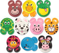 Hefty Zoo Pals Party Edition Paper Plates for Kids, Assorted Animal Designs, 7.75 Inches with Two Dipping Compartments, Multi-Color, 20 Count (Pack of 10) by Hefty