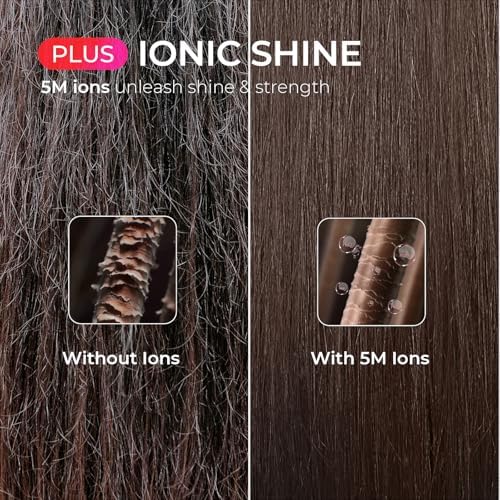 TYMO Ring Plus Hair Straightener Brush, Ionic Straightening Comb, 9 Temps - Image 5