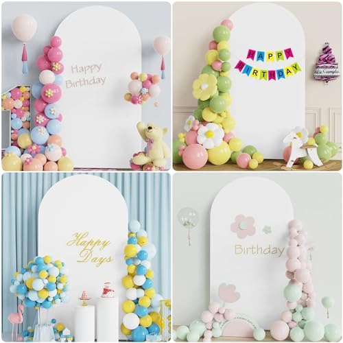 Wokceer 7.2FT Arch Backdrop Stand and Cover Set,Arch Stand with White Cover - Image 4