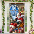 BlissYard Christmas Door Cover Cozy 35x71 Inch Polyester by BlissYard